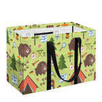 Cute Camping Pattern Print Utility Tote Bag