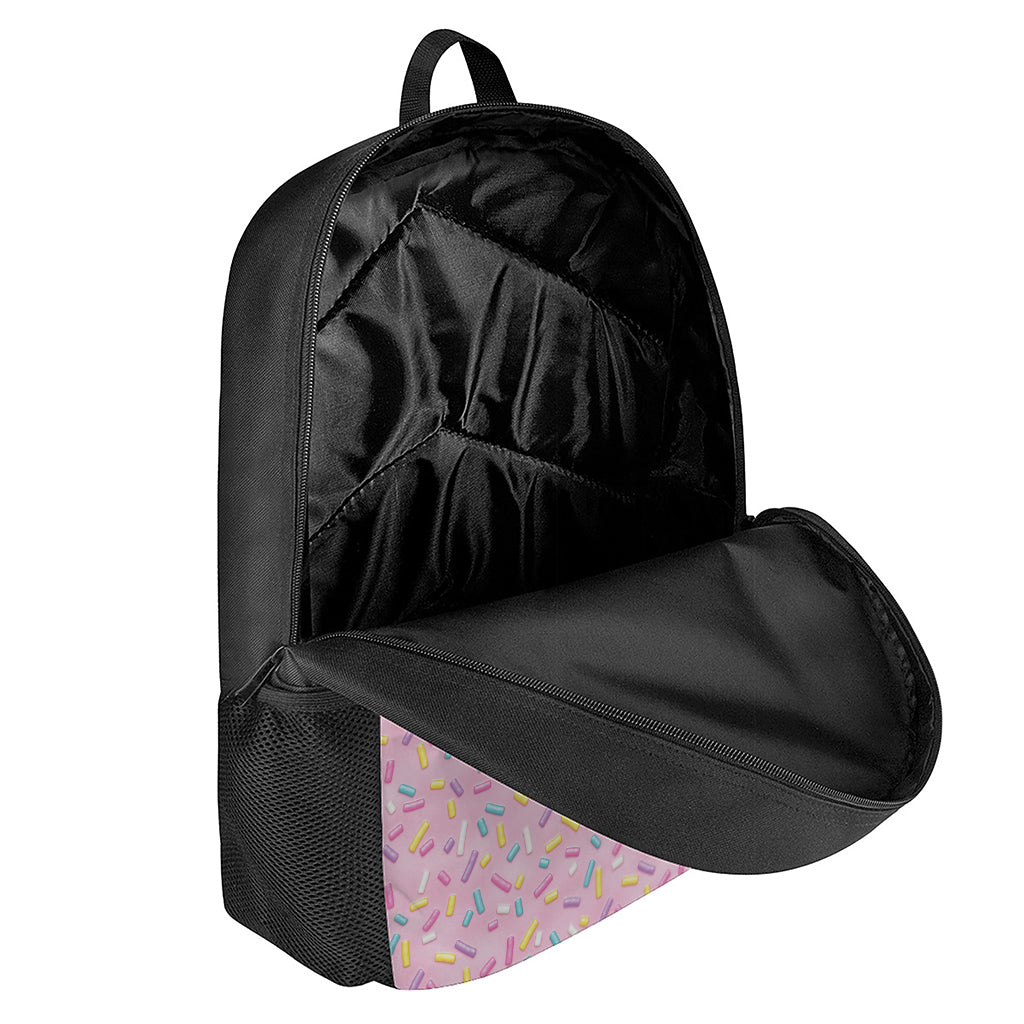 Cute Candy Pattern Print 17 Inch Backpack