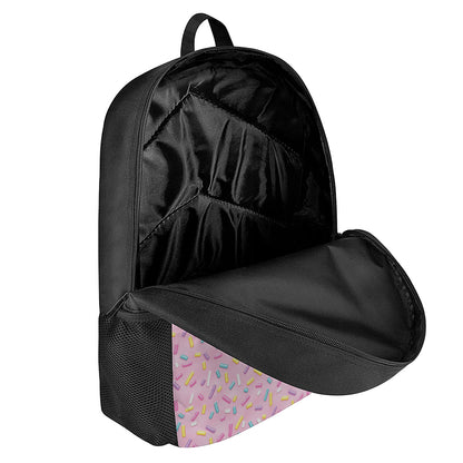 Cute Candy Pattern Print 17 Inch Backpack