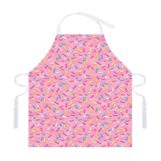 Cute Candy Pattern Print Adjustable Apron