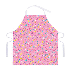 Cute Candy Pattern Print Adjustable Apron