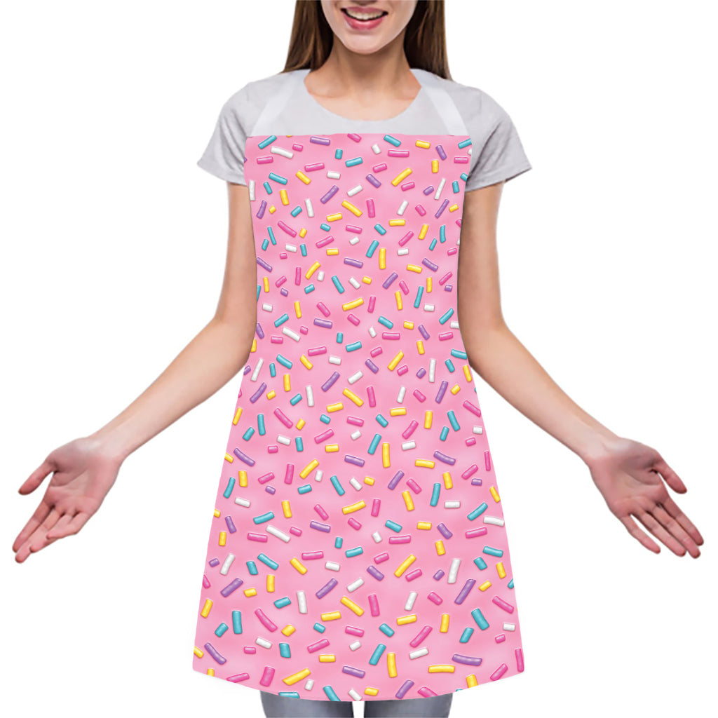 Cute Candy Pattern Print Adjustable Apron