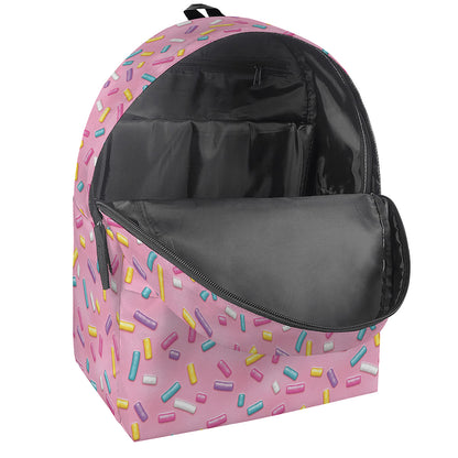 Cute Candy Pattern Print Backpack