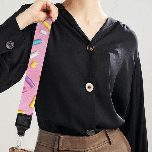 Cute Candy Pattern Print Bag Strap