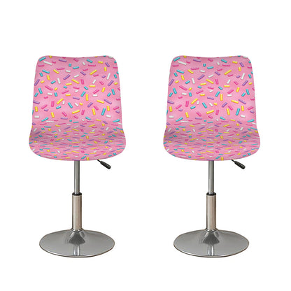 Cute Candy Pattern Print Bar Stool Covers