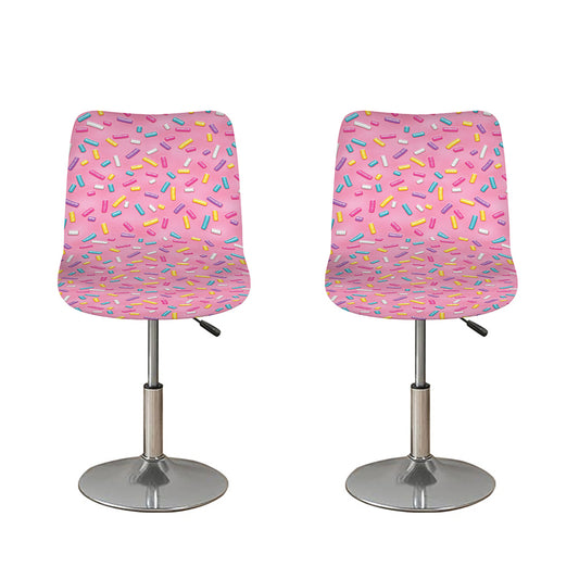 Cute Candy Pattern Print Bar Stool Covers