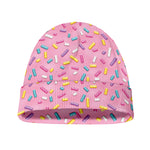 Cute Candy Pattern Print Beanie