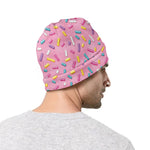 Cute Candy Pattern Print Beanie