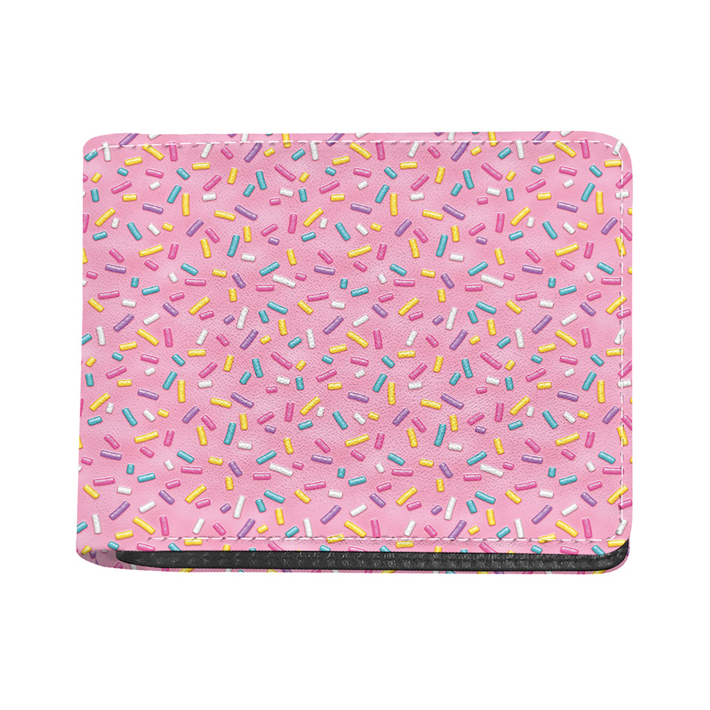 Cute Candy Pattern Print Bifold Wallet