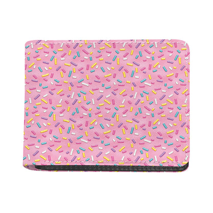 Cute Candy Pattern Print Bifold Wallet