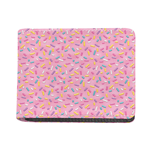 Cute Candy Pattern Print Bifold Wallet