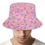 Cute Candy Pattern Print Bucket Hat