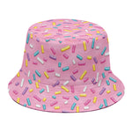 Cute Candy Pattern Print Bucket Hat