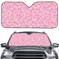 Cute Candy Pattern Print Car Windshield Sun Shade