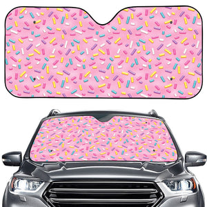 Cute Candy Pattern Print Car Windshield Sun Shade