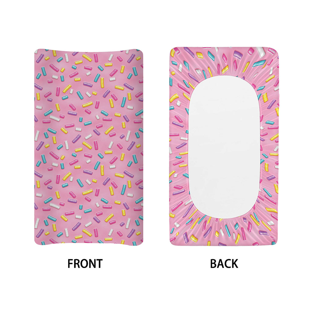 Cute Candy Pattern Print Changing Pad Cover