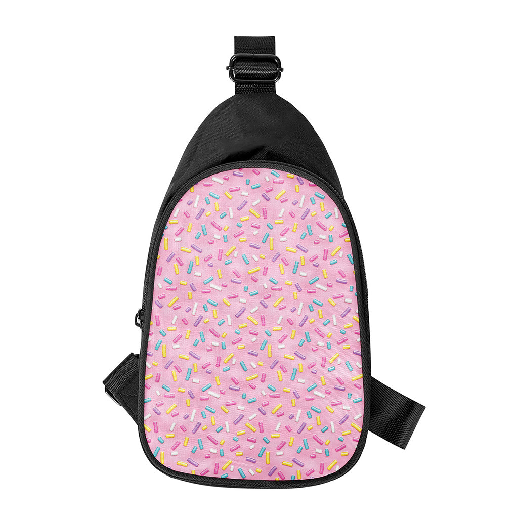 Cute Candy Pattern Print Chest Bag