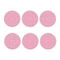 Cute Candy Pattern Print Coaster Set
