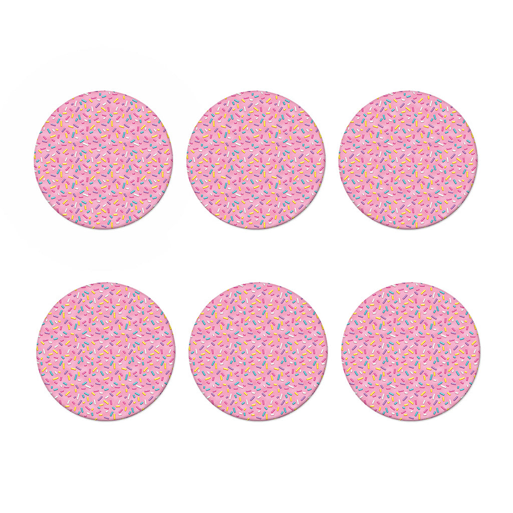 Cute Candy Pattern Print Coaster Set