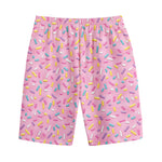 Cute Candy Pattern Print Cotton Shorts