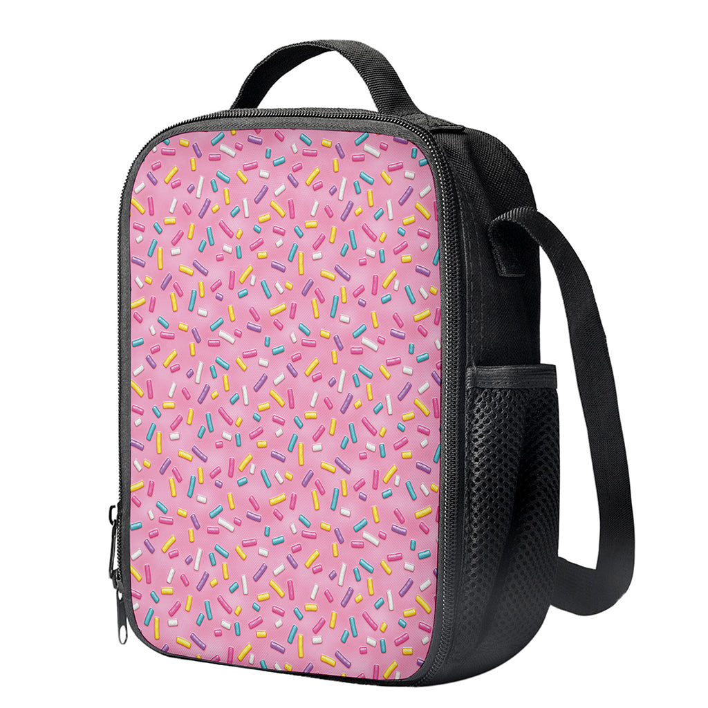 Cute Candy Pattern Print Crossbody Lunch Bag