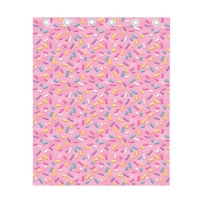Cute Candy Pattern Print Curtain