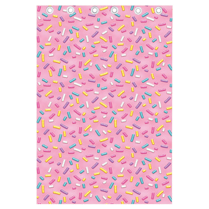 Cute Candy Pattern Print Curtain