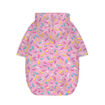 Cute Candy Pattern Print Dog Zip Up Hoodie