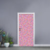 Cute Candy Pattern Print Door Sticker