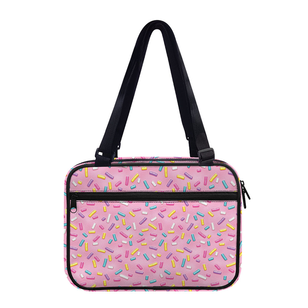 Cute Candy Pattern Print Double Strap Bible Bag