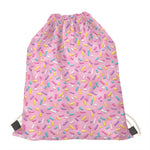 Cute Candy Pattern Print Drawstring Bag