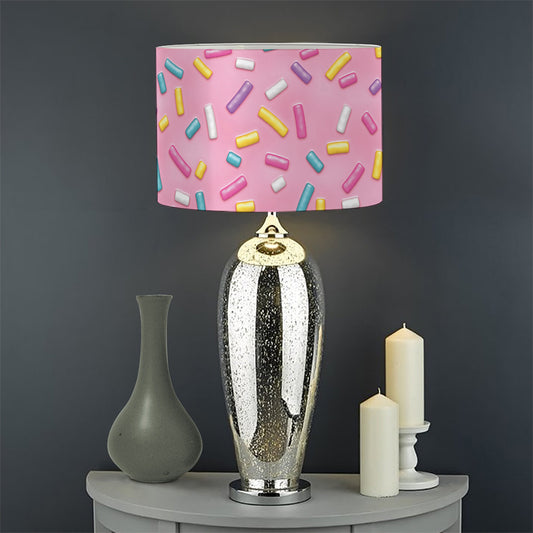 Cute Candy Pattern Print Drum Lamp Shade