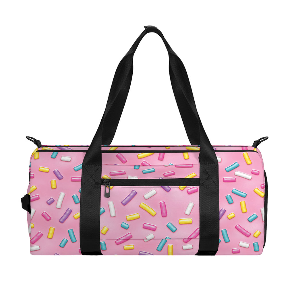 Cute Candy Pattern Print Gym Bag