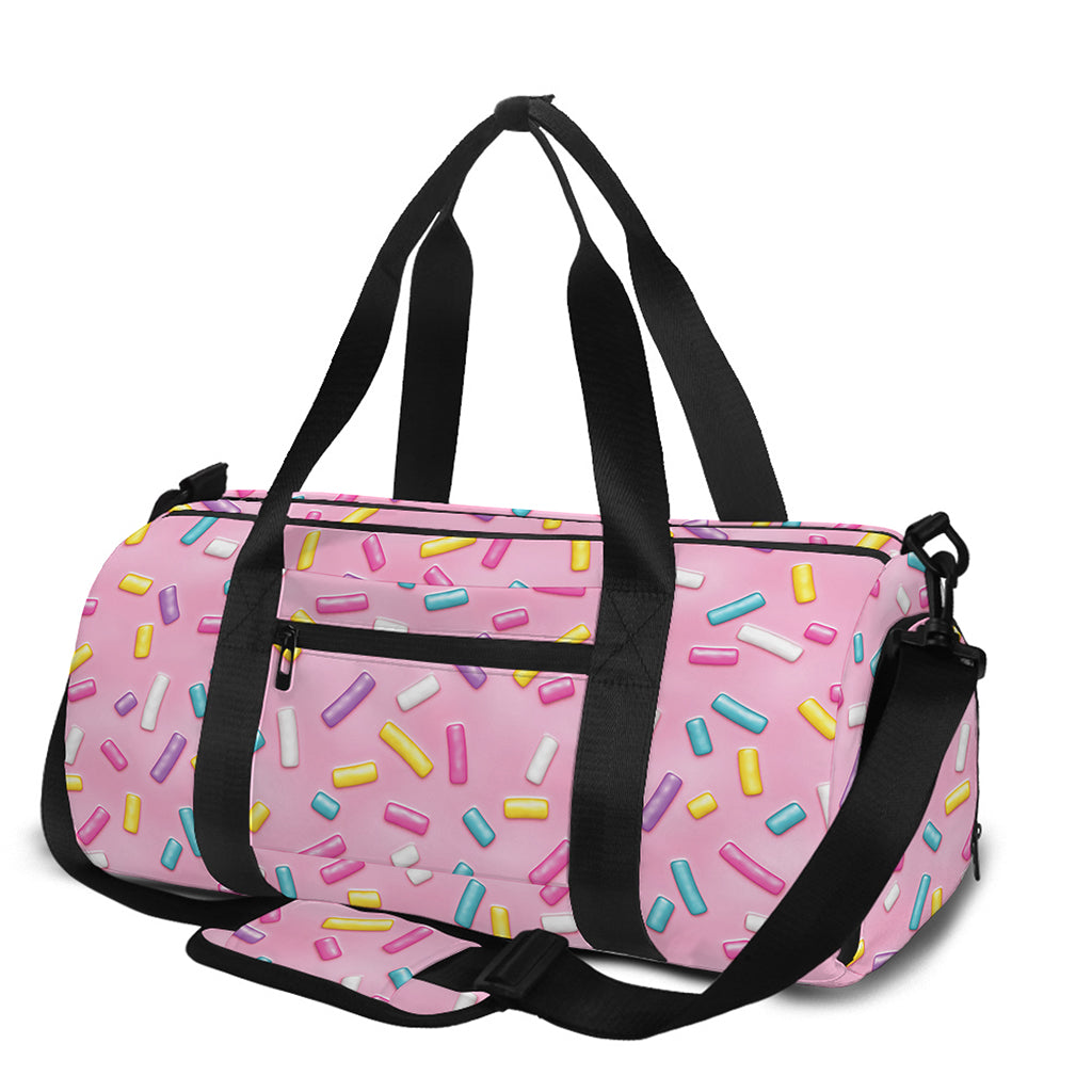 Cute Candy Pattern Print Gym Bag