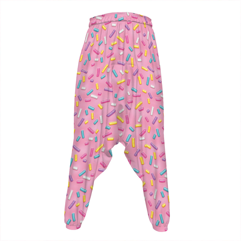Cute Candy Pattern Print Hammer Pants