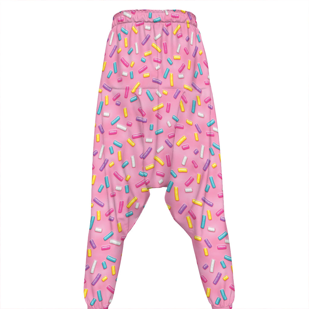 Cute Candy Pattern Print Hammer Pants