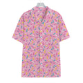 Cute Candy Pattern Print Hawaiian Shirt