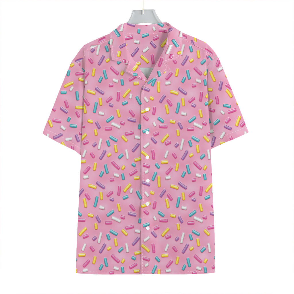 Cute Candy Pattern Print Hawaiian Shirt