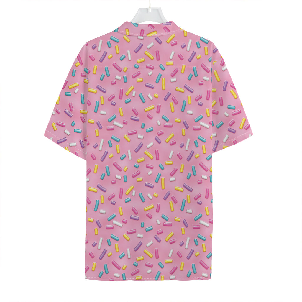 Cute Candy Pattern Print Hawaiian Shirt