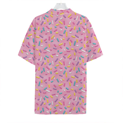 Cute Candy Pattern Print Hawaiian Shirt
