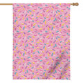 Cute Candy Pattern Print House Flag
