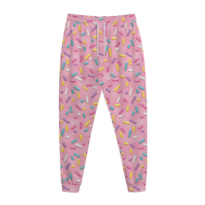 Cute Candy Pattern Print Jogger Pants