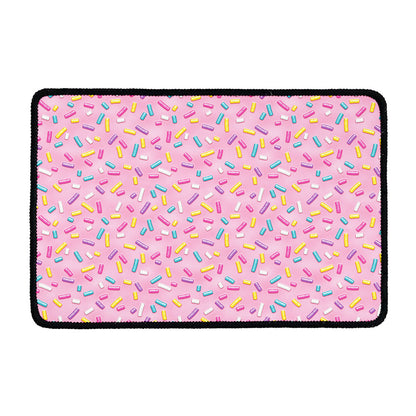 Cute Candy Pattern Print Kitchen Mat
