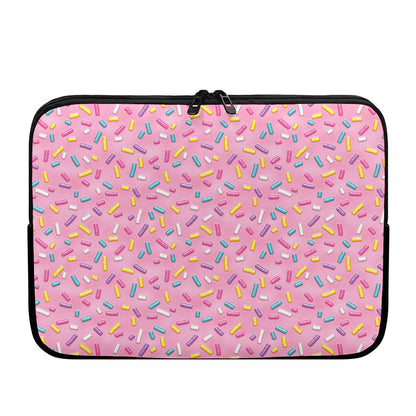 Cute Candy Pattern Print Laptop Sleeve