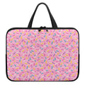 Cute Candy Pattern Print Laptop Sleeve With Handle