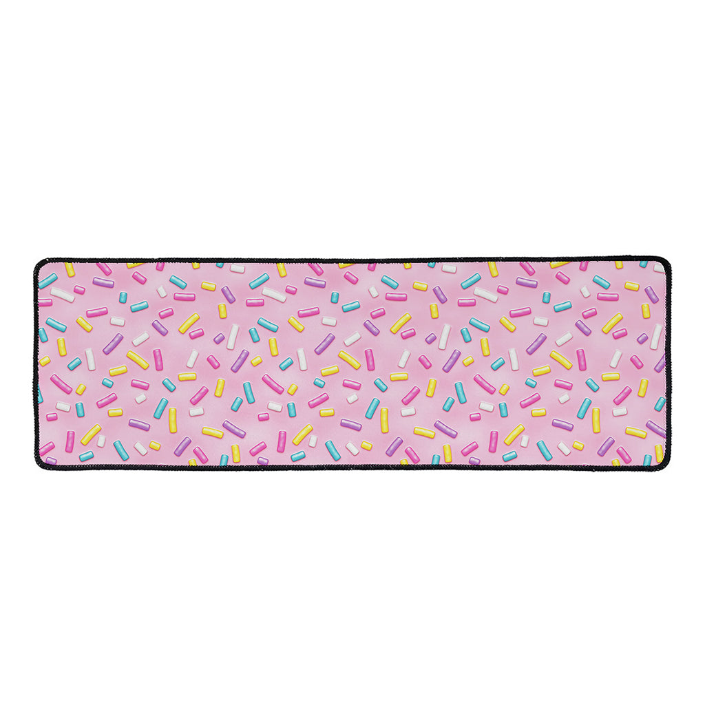 Cute Candy Pattern Print Long Kitchen Mat