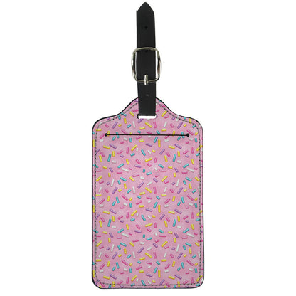 Cute Candy Pattern Print Luggage Tag