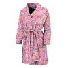 Cute Candy Pattern Print Men's Bathrobe