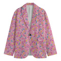 Cute Candy Pattern Print Men's Blazer