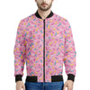 Cute Candy Pattern Print Men's Bomber Jacket